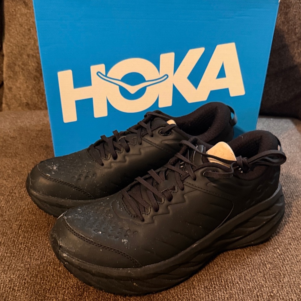 HOKA Bondi SR Slip Resistant Leather